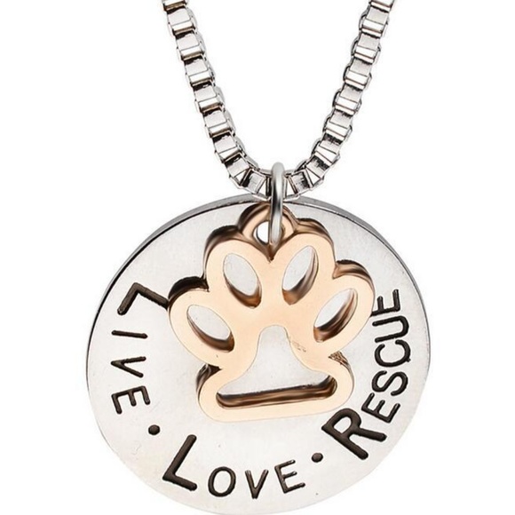 Live, Love, Rescue Necklace - Picture 3 of 8